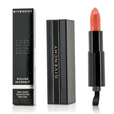 givenchy rouge interdit flash coral|Givenchy Rouge Interdit Satin Lipstick 17 Flash Coral .12 Ounce.